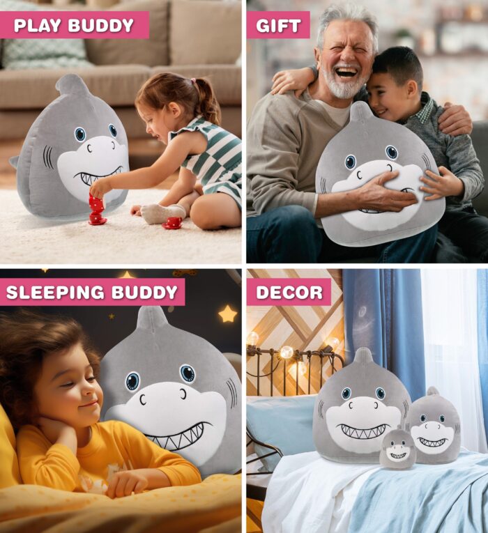 Shark 17" - Snug-Mooshies Plush - Image 4