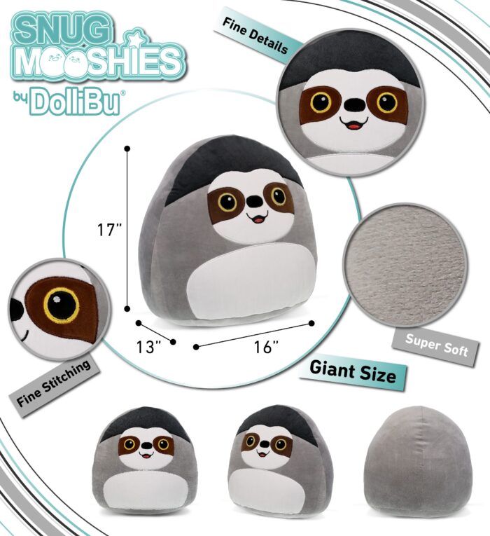 Sloth 17" - Snug-Mooshies Plush - Image 3