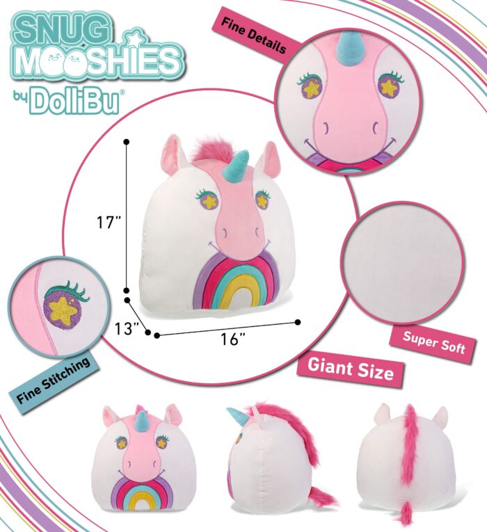 Unicorn 17" - Snug-Mooshies Plush - Image 3