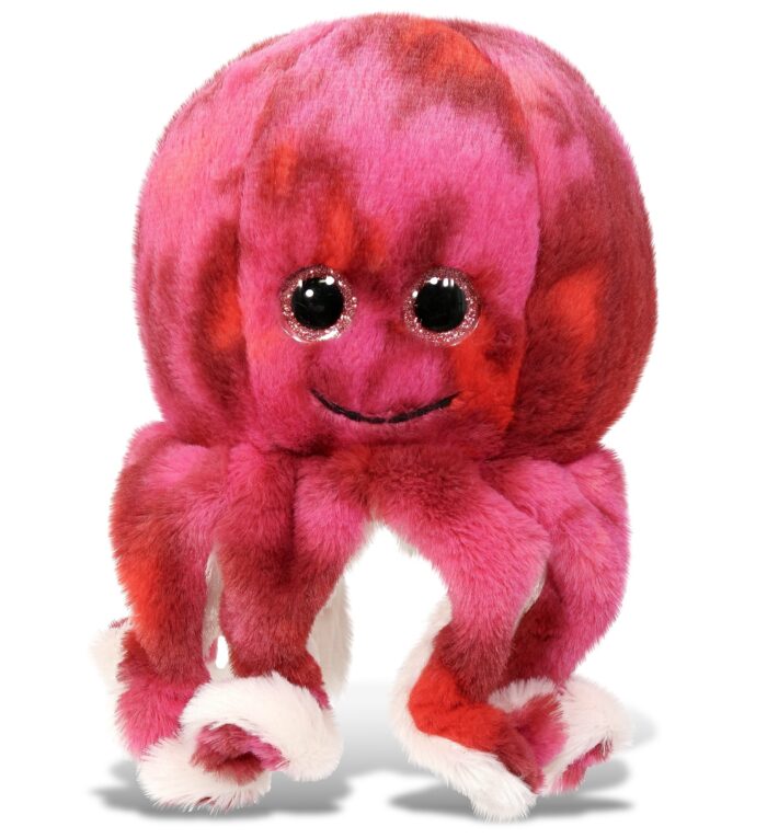 Pink Tie-Dye Octopus 10" - Super-Soft Plush