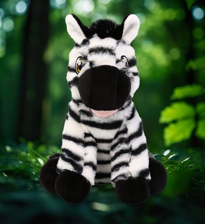 Zebra 9" - Eco Friendly Super-Soft Plush - Image 2