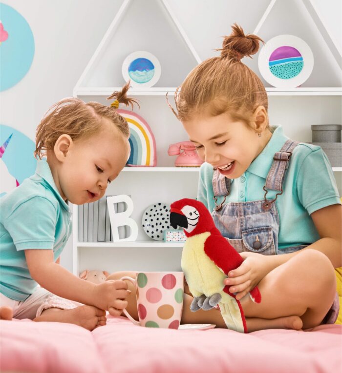 Red Parrot 9" - Super-Soft Plush - Image 5