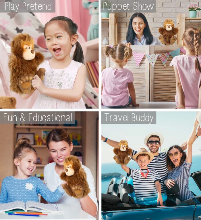 Big Foot - Super-Soft Plush Hand Puppet - Image 3