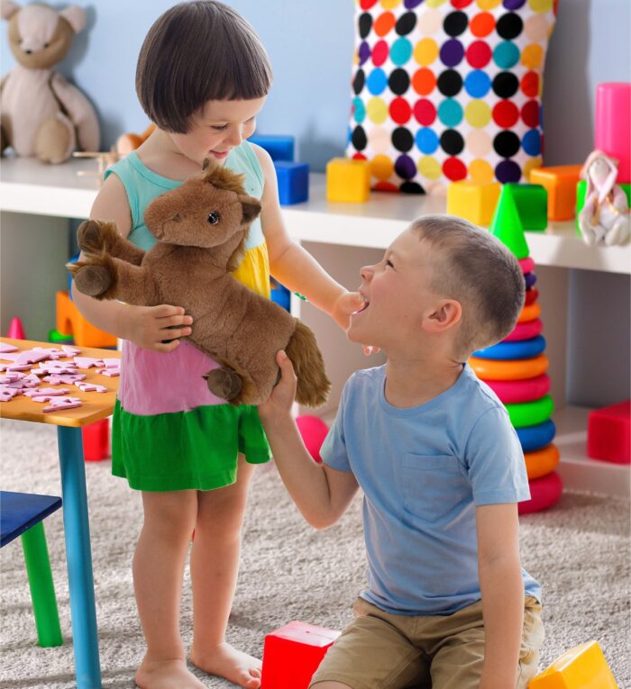 Fancy Laying Brown Horse 10" - Super-Soft Plush - Image 6