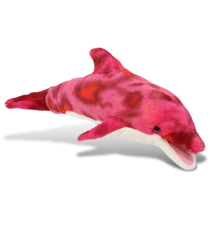 Pink Tie-Dye Dolphin 18" - Super-Soft Plush