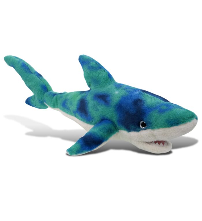 Blue Tie-Dye Shark 23" - Super-Soft Plush