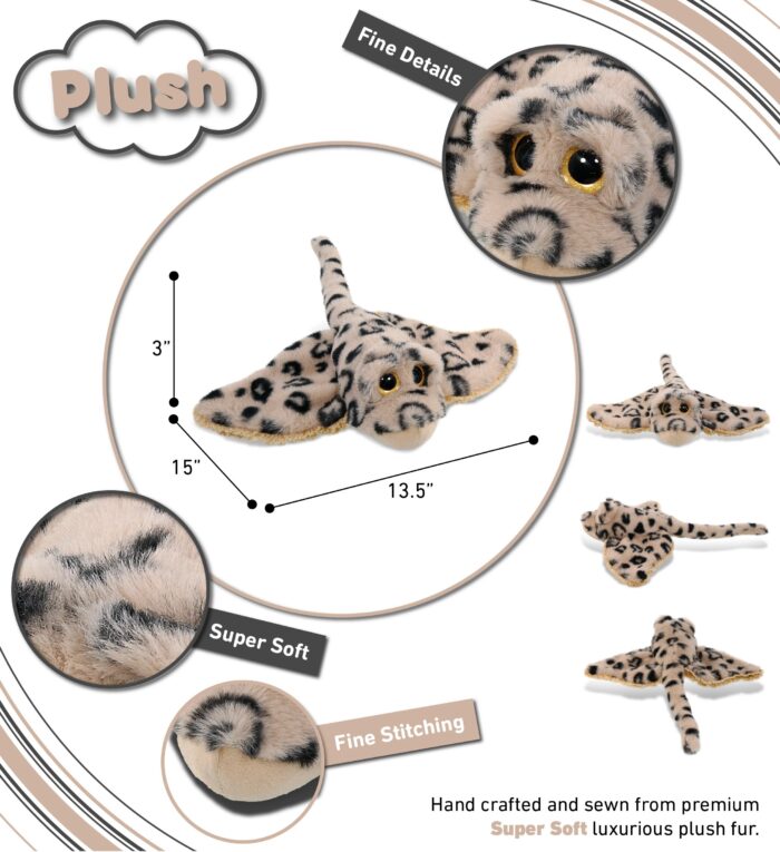 Golden Stingray - Super-Soft Plush - Image 3
