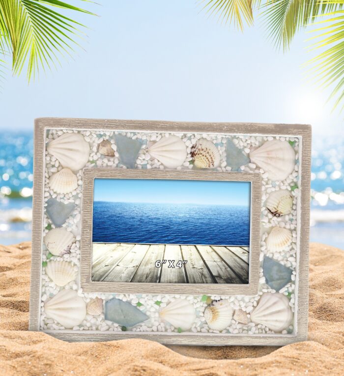 Oceanic Sea Shell Photo Frame - Nautical Decor - Image 5