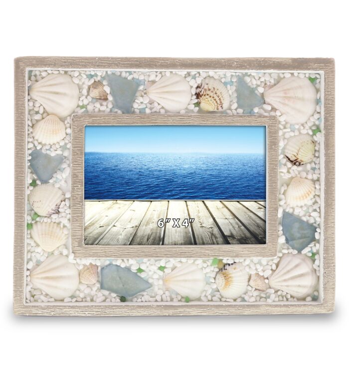 Oceanic Sea Shell Photo Frame - Nautical Decor