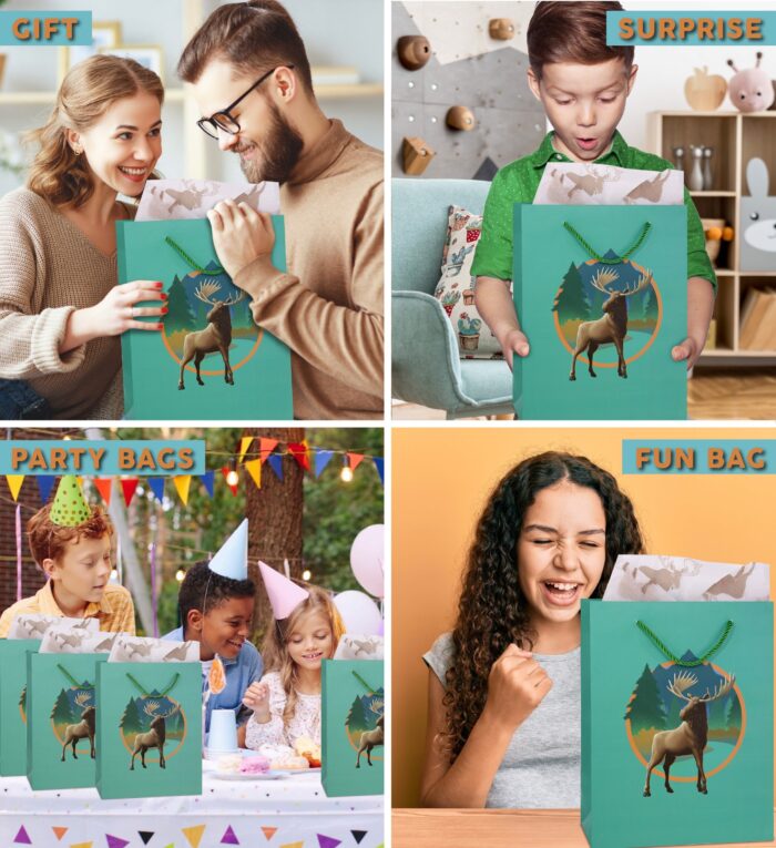 Moose - Gift Bag & Tissue Paper - Image 3