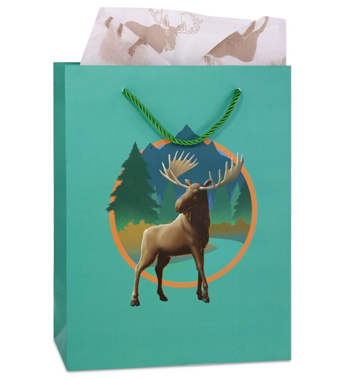 Moose - Gift Bag & Tissue Paper
