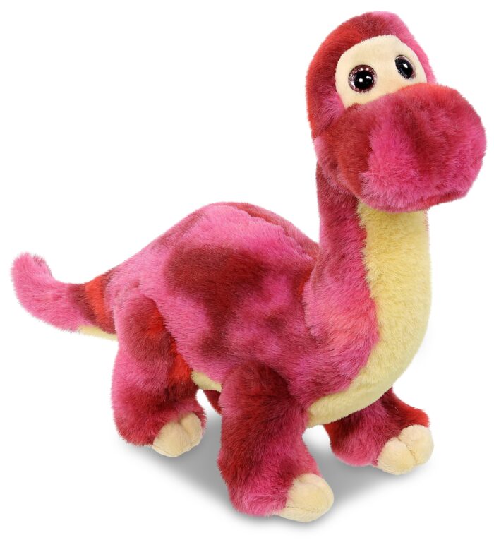 Pink Tie-Dye Dinosaur 9" - Super Soft Plush