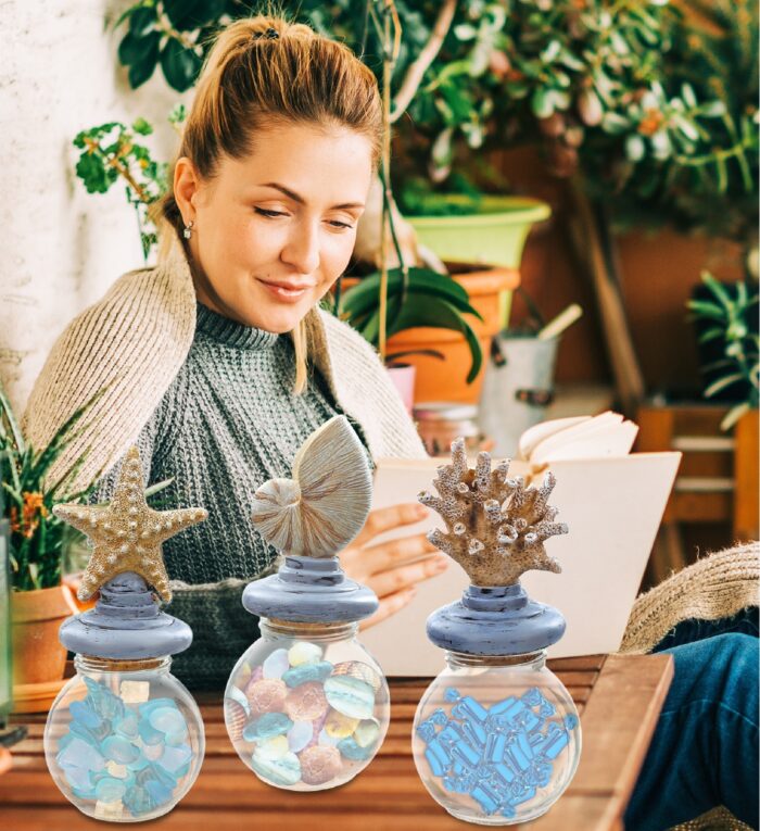 Resin Ocean Jars - Nautical Decor - Image 7