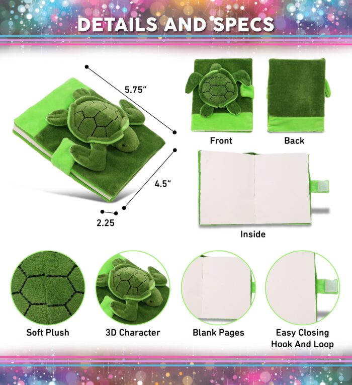 Sea Turtle - Plush Notebook - Image 2