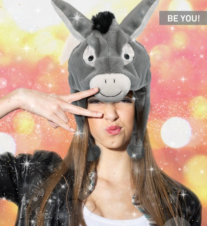 Donkey - Super-Soft Plush Hat - Image 4