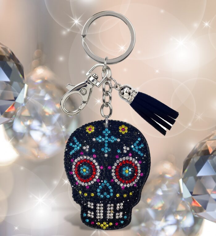 Sugar Skull - Sparkling Rhinestones Charm - Image 4