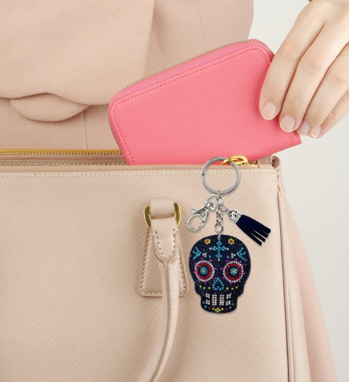 Sugar Skull - Sparkling Rhinestones Charm - Image 6
