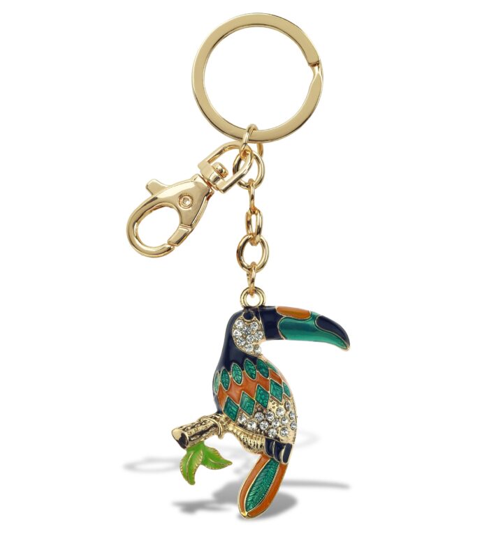 Toucan - Gold Sparkling Charms
