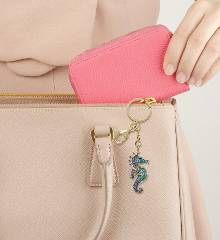 Blue Seahorse - Gold Sparkling Charms - Image 6