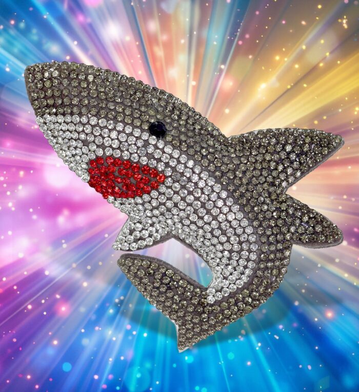 Shark - Sparkling Rhinestones Magnets - Image 2