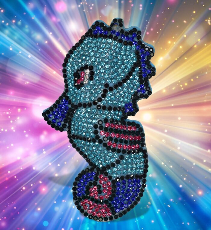 Seahorse - Sparkling Rhinestones Magnets - Image 2
