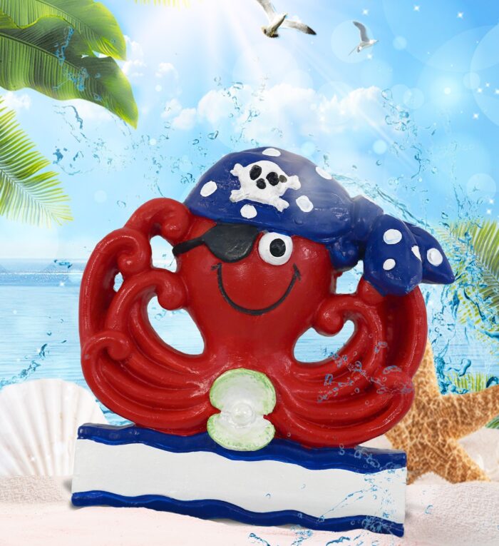 Pirate Octopus - Resin Magnet - Image 2