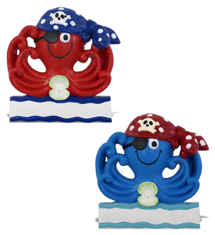 Pirate Octopus - Resin Magnet