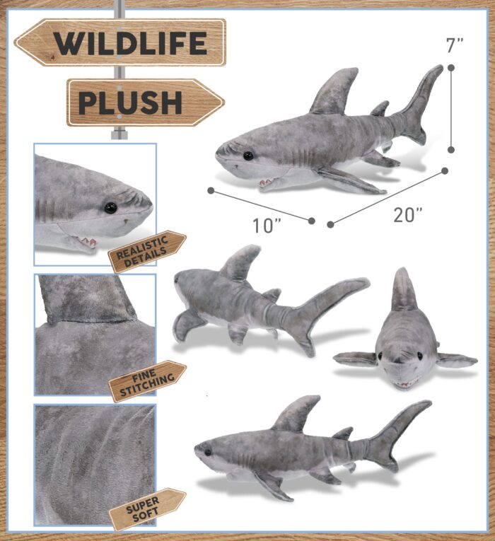 Shark 20" - Wild Collection Plush - Image 2
