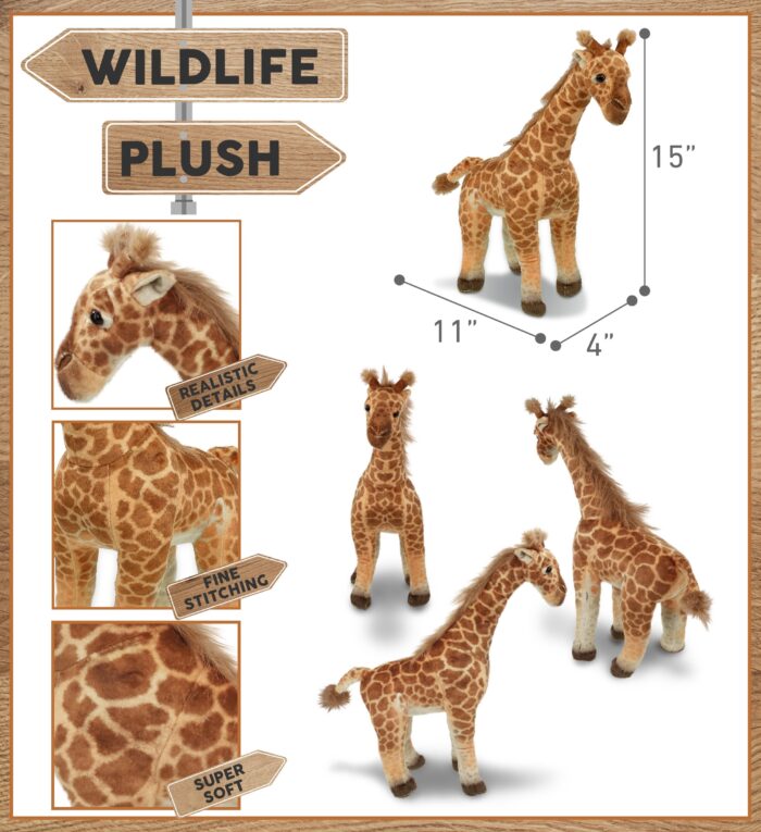 Giraffe 15" - Wild Collection Plush - Image 2