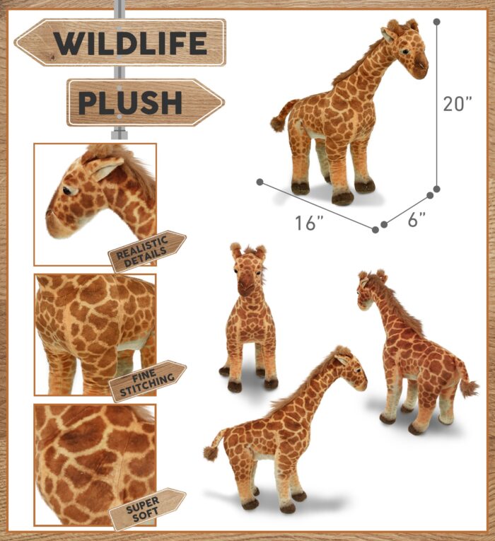 Giraffe 20" - Wild Collection Plush - Image 2