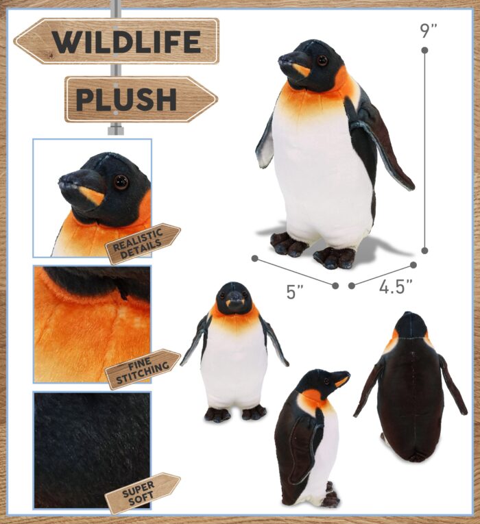 Penguin 9" - Wild Collection Plush - Image 2