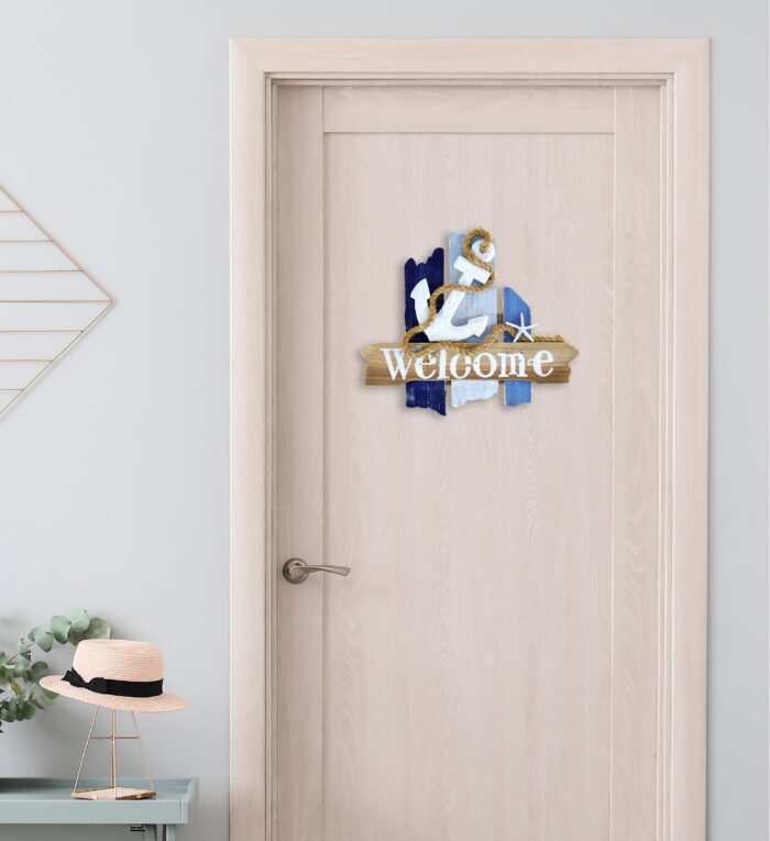 Atlantic Anchor Welcome Sign - Nautical Decor - Image 7