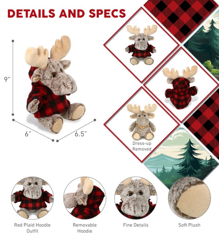 Sitting Moose - Super-Soft Plush - Image 2