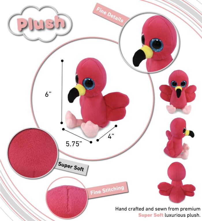 Flamingo - Big Eye Plush - Image 3