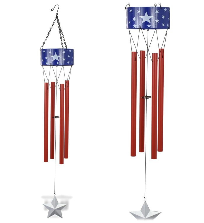 USA Flag Stars - Wind Chime