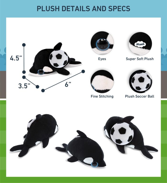 Killer Whale - Big Eye 6' Plush - Image 2
