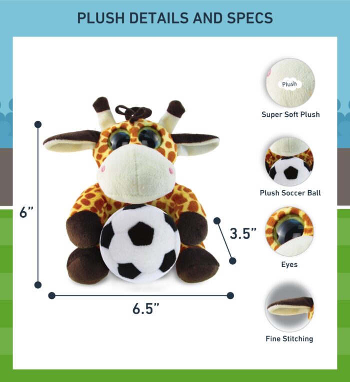 Giraffe - Big Eye 6' Plush - Image 2
