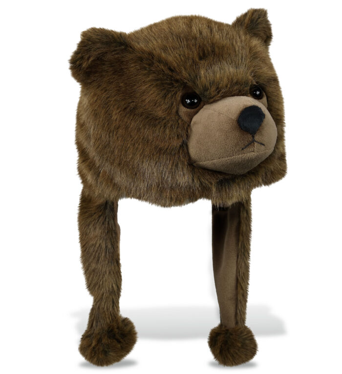 Brown Bear - Super-Soft Plush Hat