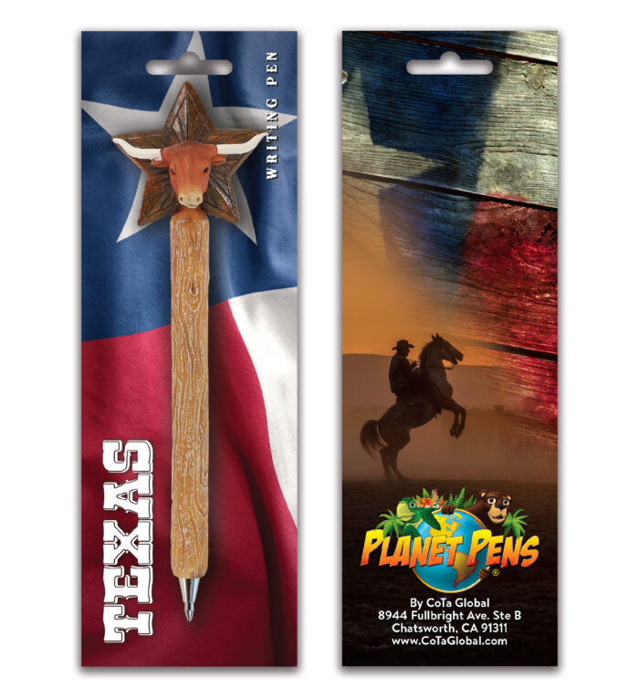 Texas Flag - Texas Longhorn - Planet Pen - Image 4