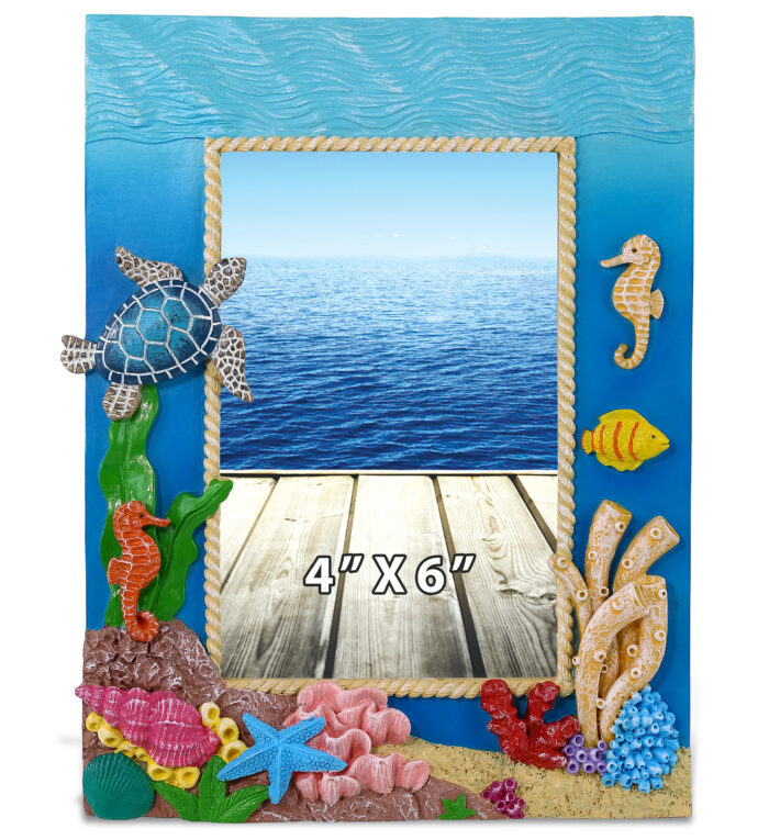Under The Sea 4X6 - Nautical Frame