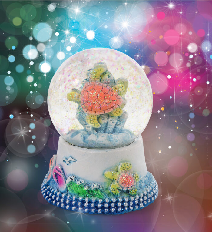 Sea Turtle 45mm - Neon Snowglobe - Image 5