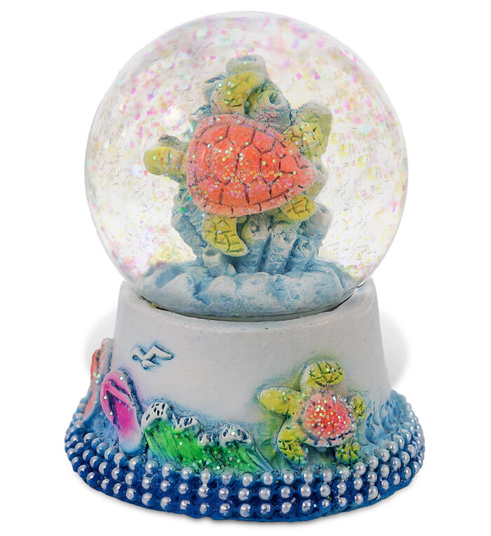 Sea Turtle 45mm - Neon Snowglobe
