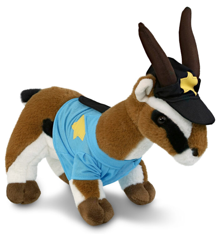 Antelope 10" With Police Dress Up Set  - Super-Soft Plush
