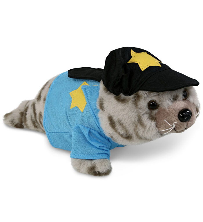 Seal 12" With Police Dress Up Set  - Super-Soft Plush