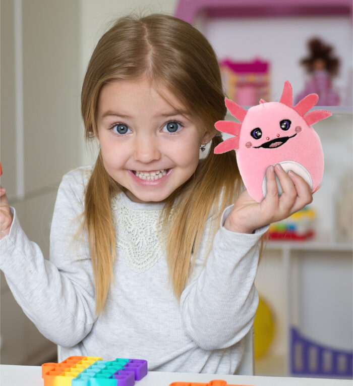 Axolotl 4" - Snug-Mooshies Plush - Image 6