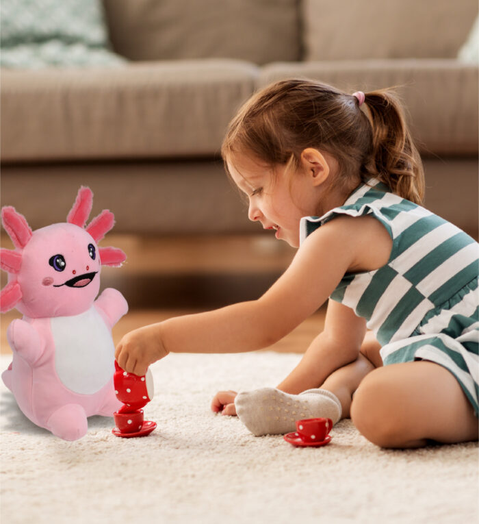 Standing Axolotl 10" - Snug-Mooshies Plush - Image 5