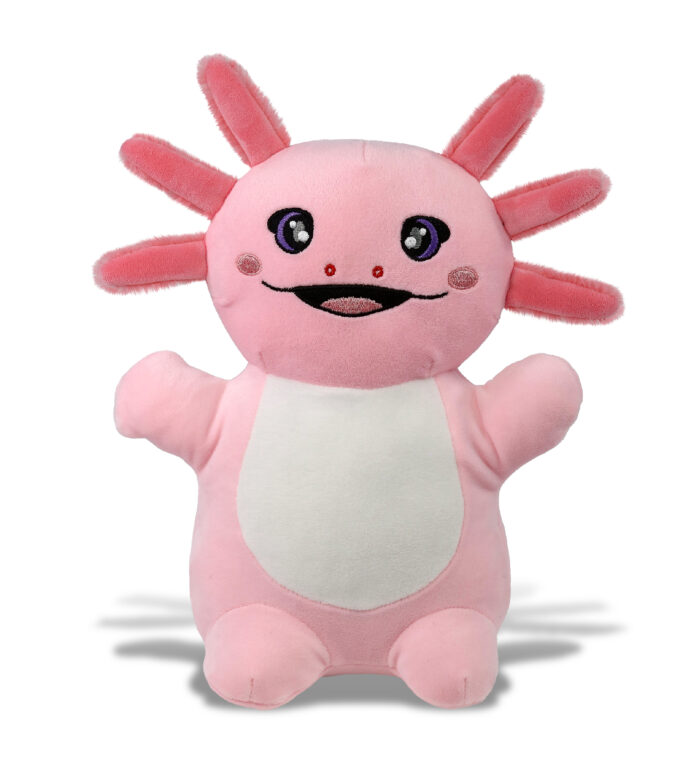 Standing Axolotl 10" - Snug-Mooshies Plush