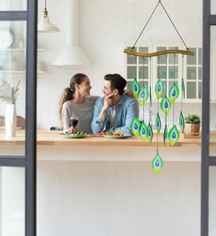 Peacock Feathers - Wind Chime - Image 5