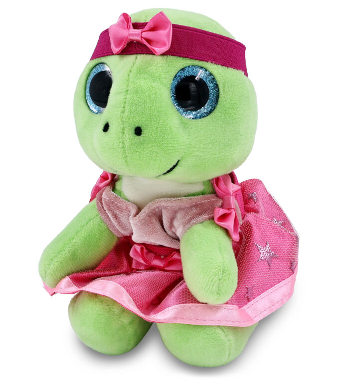 Small Green Sea Turtle - Sparkle Eyes Plush